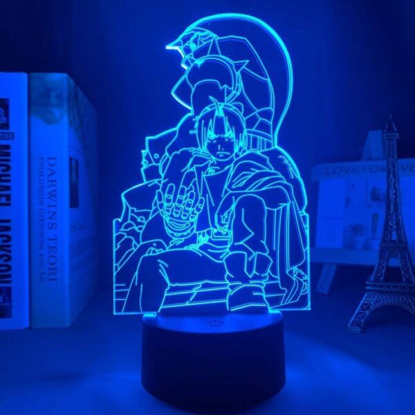 Lampe Fullmetal Alchemist Edward Elric lampe led 3D cadeau décor