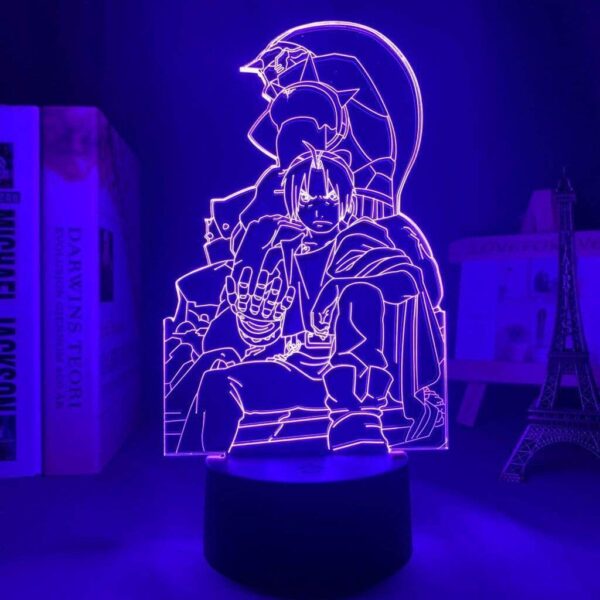 Lampe Fullmetal Alchemist Edward Elric lampe led 3D cadeau décor