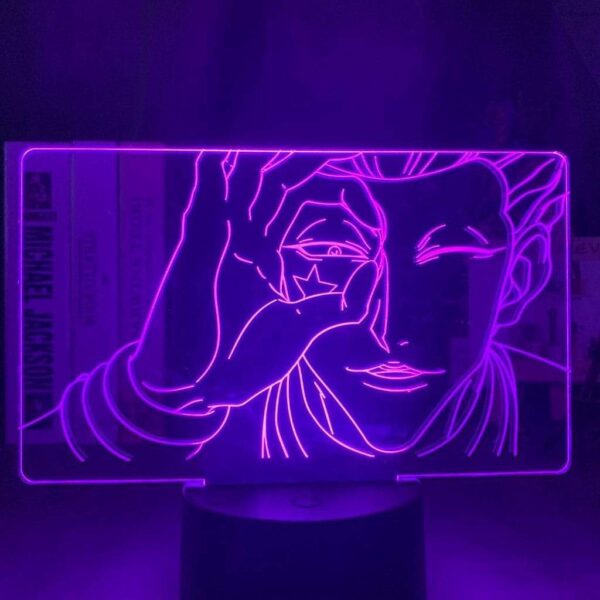 Lampe hunter X hunter Hisoka Face Led Color Changing Atmosphere lampe led 3D