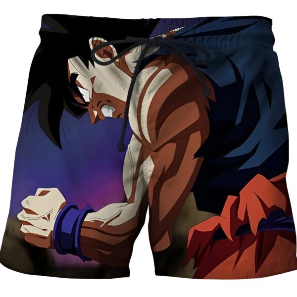 Short de Bain Dragon Ball Goku Super Saiyan Combat