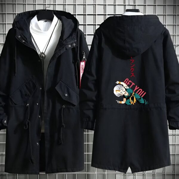 Manteau Dragon Ball Z Trunks long à capuche