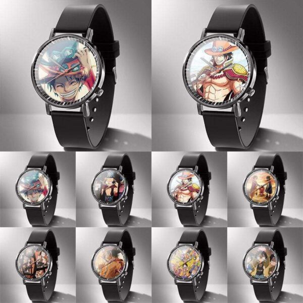 Montre One Piece Luffy Ace Sabot Zoro cadeau goodies one piece
