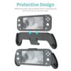 Nintendo Switch Lite poignée support de support contrôleur asymétrique roue stockage carte pour Nintendo Switch Lite
