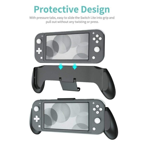 Nintendo Switch Lite poignée support de support contrôleur asymétrique roue stockage carte pour Nintendo Switch Lite