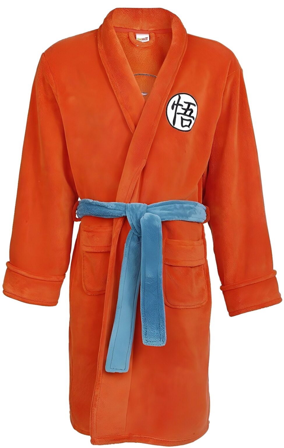Peignoir Dragon Ball Z Kanji Go Goku Orange Adulte