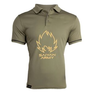 Polo Dragon Ball Z Emblème Saiyan Army 4 couleurs