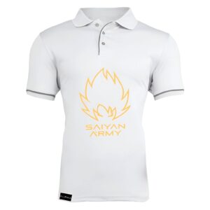 Polo Dragon Ball Z Emblème Saiyan Army 4 couleurs