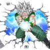Sticker Mural Dragon Ball</br> Goku Remastérisé