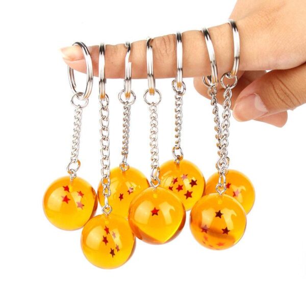 Porte-Clef Dragon Ball Z <br /> 7 Boules de Cristal