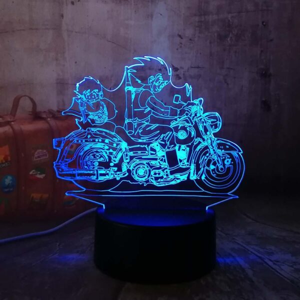 Lampe LED 3D Dragon Ball</br> Goku & Gohan Petit