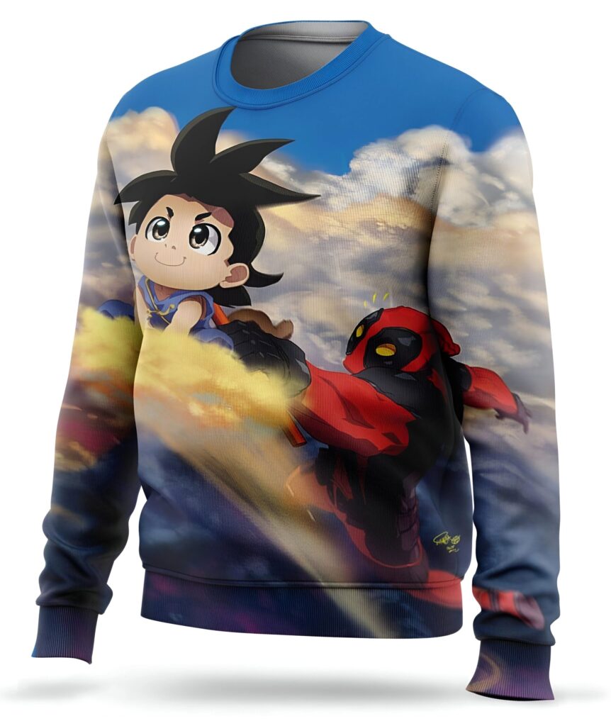 Pull Goku Dragon Ball Z Crossover Super-Héros