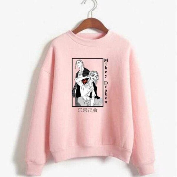 Pull Tokyo Revengers Mikey Draken hoodies sweat animé manga