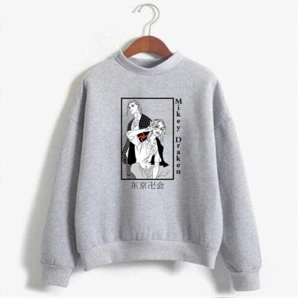 Pull Tokyo Revengers Mikey Draken hoodies sweat animé manga