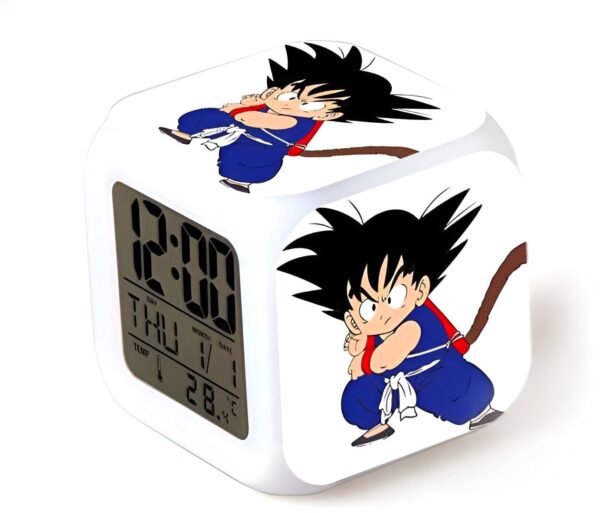 Réveil Digital Dragon Ball Son Goku Position Combat