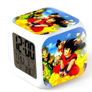 Réveil Dragon Ball Z Goku Vegeta Piccolo Numérique