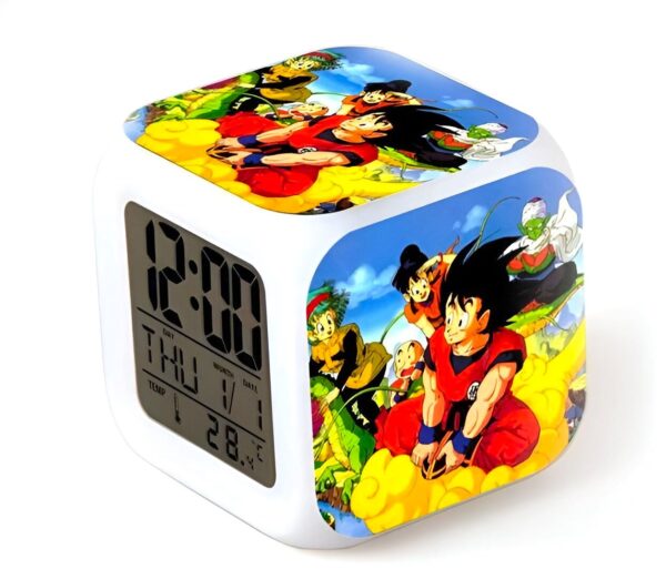Réveil Dragon Ball Z Goku Vegeta Piccolo Numérique
