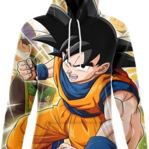 Robe Sweat DBZ Son Goku Uniforme Orange Dragon Ball Z