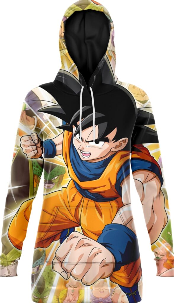 Robe Sweat DBZ Son Goku Uniforme Orange Dragon Ball Z