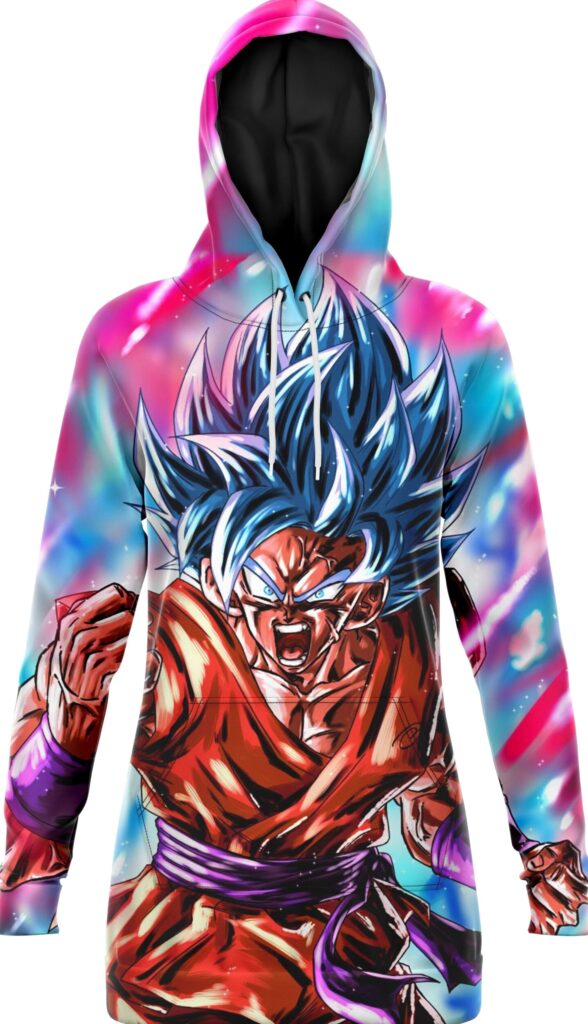 Robe Sweat DBS Sangoku Super Saiyan Blue Dragon Ball