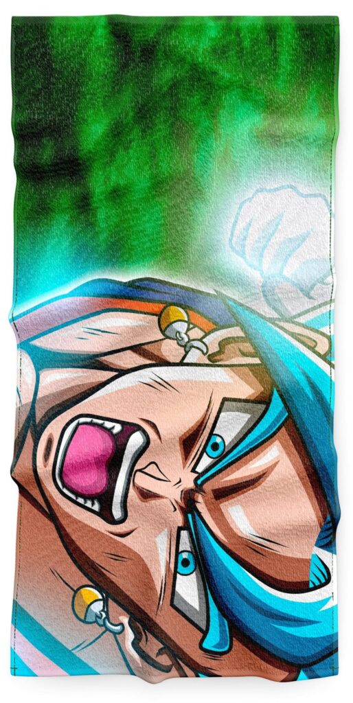 Serviette Dragon Ball Goku Super Saiyan Blue Potara
