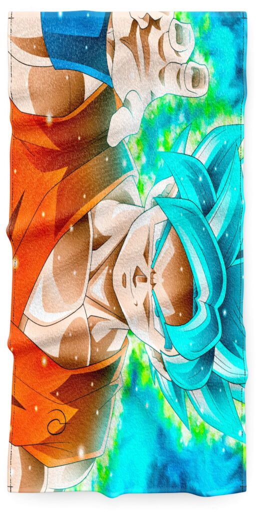 Serviette Dragon Ball Son Goku Super Saiyan Blue DBZ