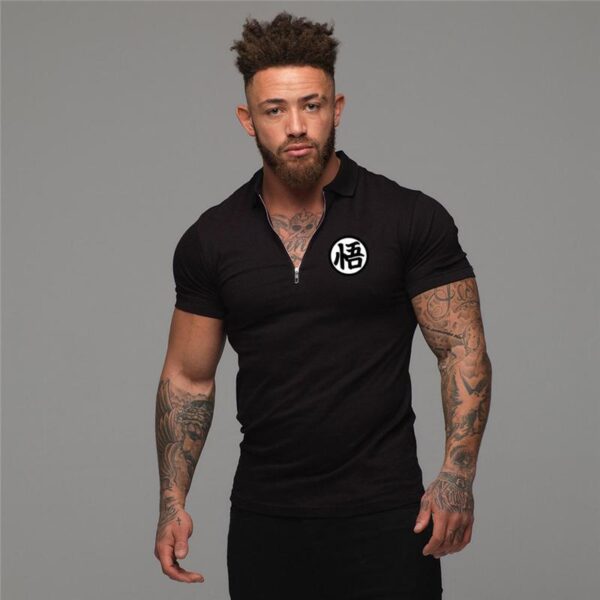 shopify1 Polo Dragon Ball <br /> Logo Kanji