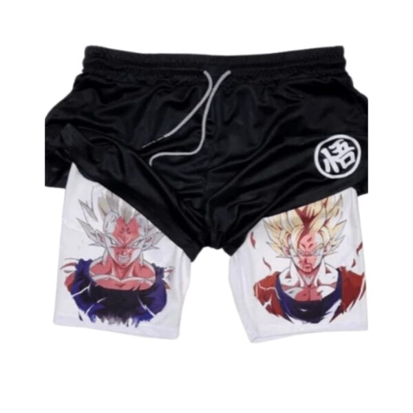smm-reencoded Short de Sport Dragon Ball Z Goku et Vegeta Rivaux