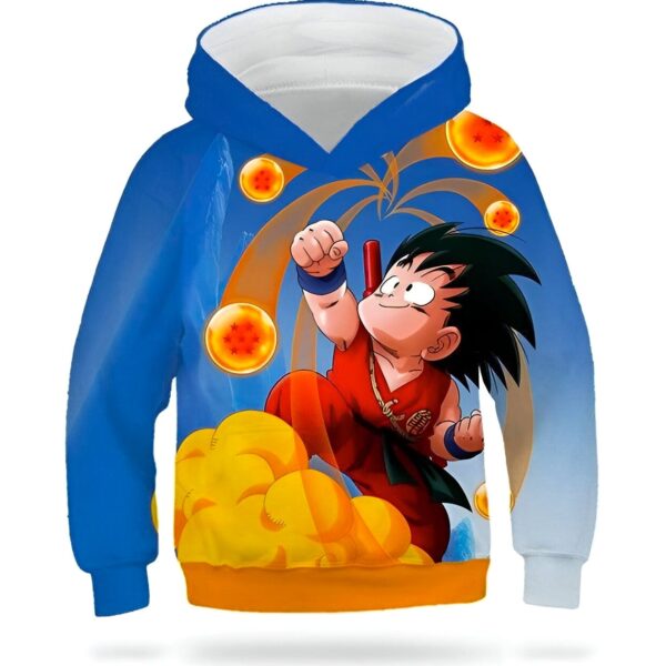 Sweat Enfant Goku Nuage Magique Dragon Ball Z DBZ