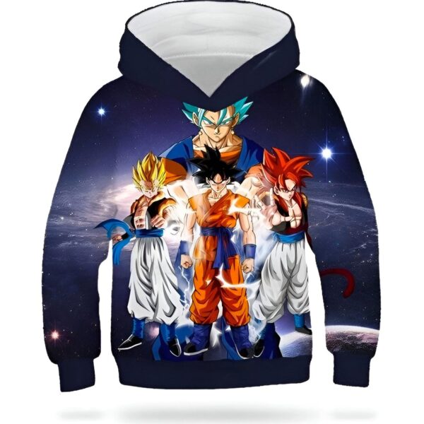 Sweat enfant Dragon Ball Z Goku Transformations