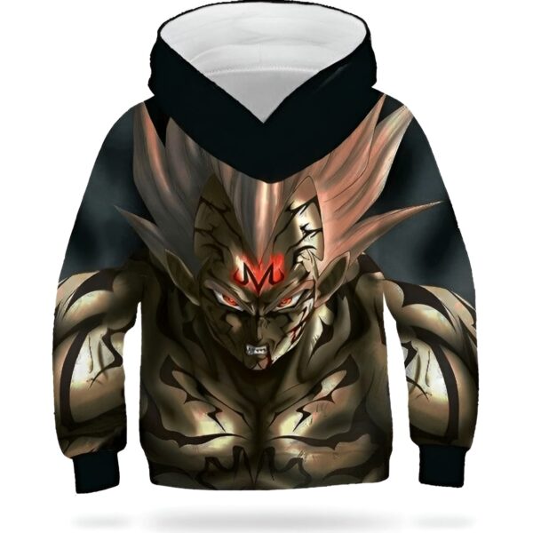Sweat à Capuche Enfant Majin Vegeta Dragon Ball Z