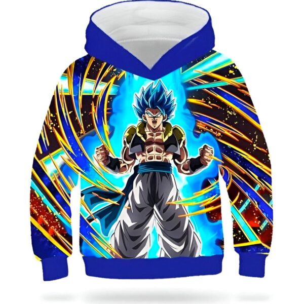Sweat à Capuche Enfant Gogeta Blue Dragon Ball Z