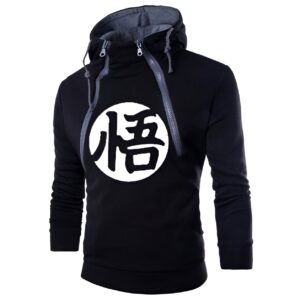 Sweat Zippé Dragon Ball Z Kanji Go Son Goku
