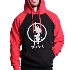 Sweat à capuche Goku Bâton Magique Dragon Ball fan