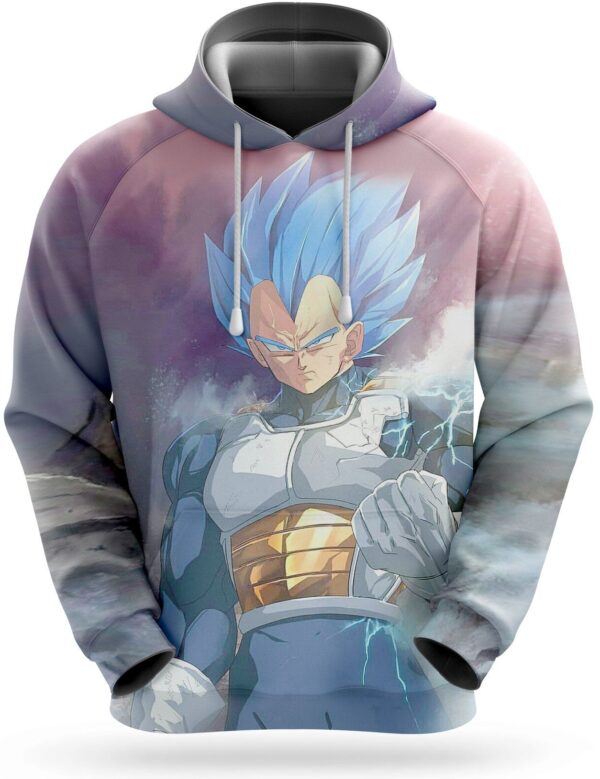 sweat-vegeta-homme Sweat à Capuche Vegeta Saiyan