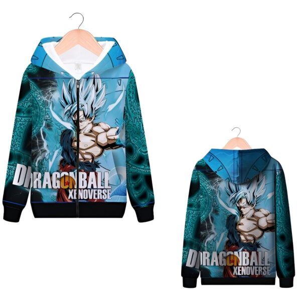 Sweat Zip DBZ Xenoverse Dragon Ball Z Guerrier Zippé