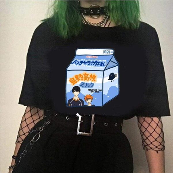 T-shirt Haikyuu Karasuno High School tshirt animé manga