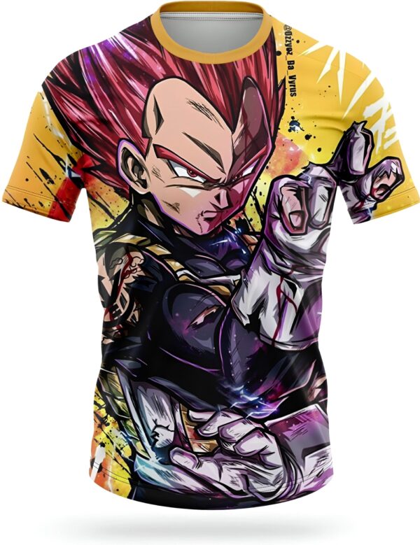 T-Shirt Dragon Ball Z Vegeta en Super Saiyan God