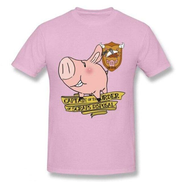 T-shirt Seven Deadly Sins Sir Pig monsieu cochon T-shirt hommes qualité loisirs T-shirt col rond