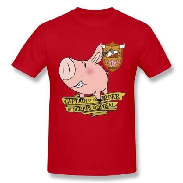 T-shirt Seven Deadly Sins Sir Pig monsieu cochon T-shirt hommes qualité loisirs T-shirt col rond