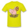 T-shirt Seven Deadly Sins Sir Pig monsieu cochon T-shirt hommes qualité loisirs T-shirt col rond