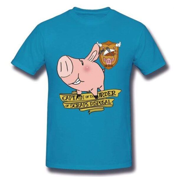 T-shirt Seven Deadly Sins Sir Pig monsieu cochon T-shirt hommes qualité loisirs T-shirt col rond