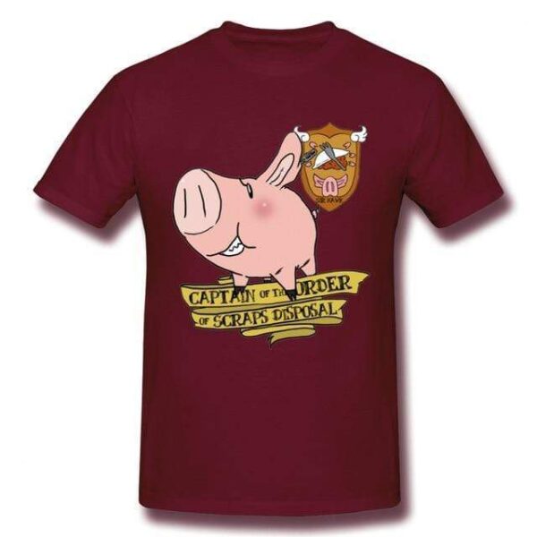 T-shirt Seven Deadly Sins Sir Pig monsieu cochon T-shirt hommes qualité loisirs T-shirt col rond