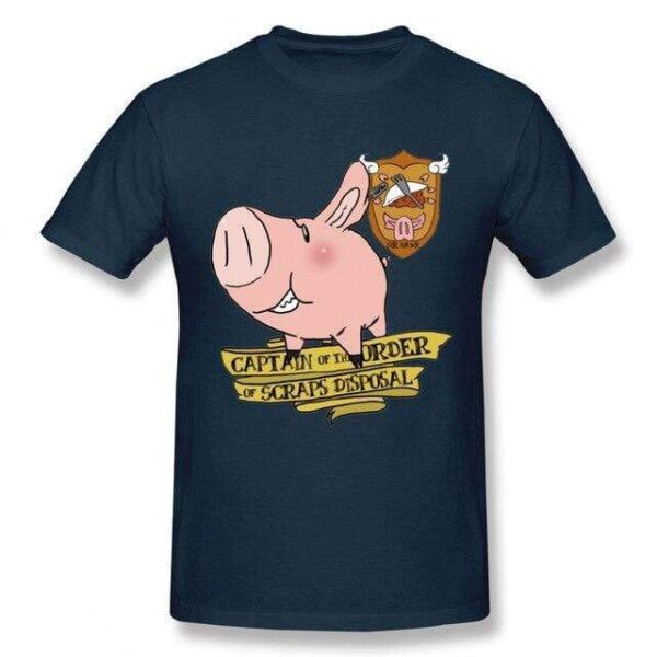T-shirt Seven Deadly Sins Sir Pig monsieu cochon T-shirt hommes qualité loisirs T-shirt col rond