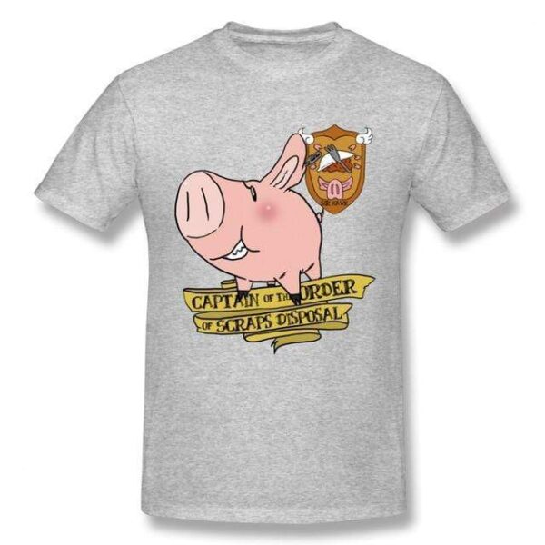 T-shirt Seven Deadly Sins Sir Pig monsieu cochon T-shirt hommes qualité loisirs T-shirt col rond
