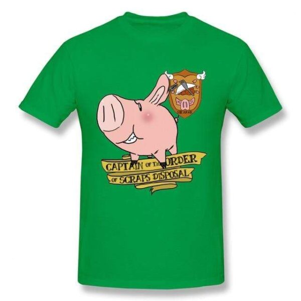 T-shirt Seven Deadly Sins Sir Pig monsieu cochon T-shirt hommes qualité loisirs T-shirt col rond