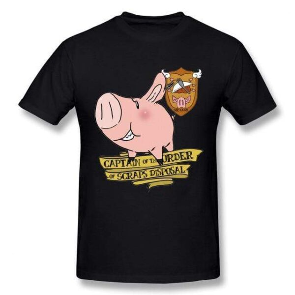 T-shirt Seven Deadly Sins Sir Pig monsieu cochon T-shirt hommes qualité loisirs T-shirt col rond