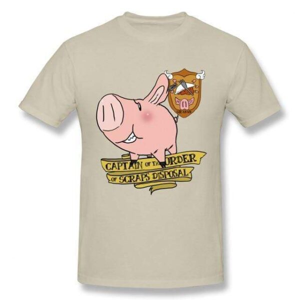 T-shirt Seven Deadly Sins Sir Pig monsieu cochon T-shirt hommes qualité loisirs T-shirt col rond
