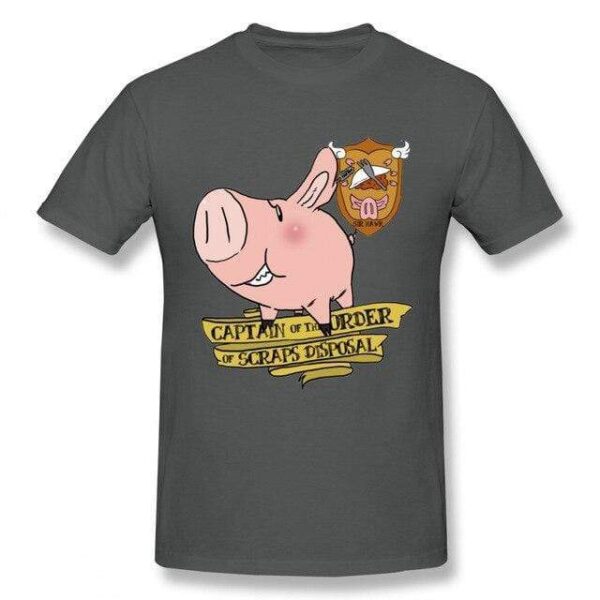 T-shirt Seven Deadly Sins Sir Pig monsieu cochon T-shirt hommes qualité loisirs T-shirt col rond