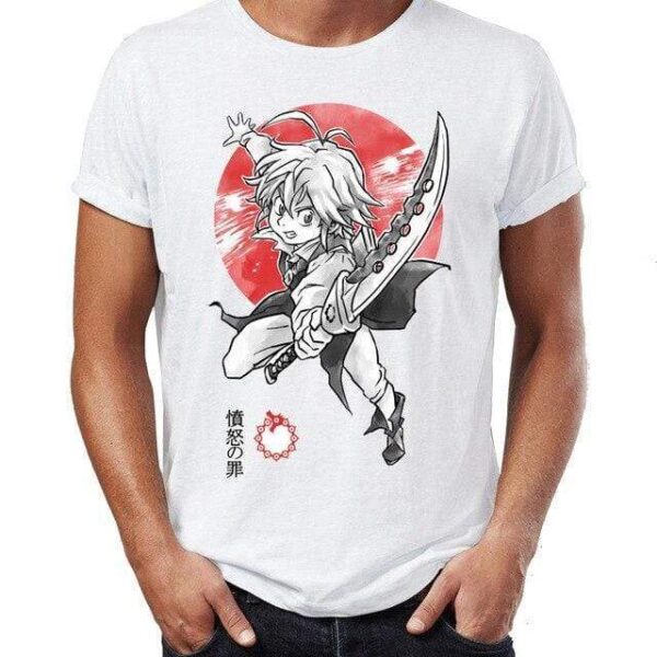 T-Shirt Seven Deadly Sins t-shirt Hip Hop Streetwear nouveauté vêtements masculins