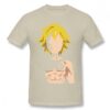 T-shirt Seven Deadly Sins T Shirt Meliodas T-Shirt à manches courtes 100% coton T-Shirt drôle classique homme imprimé T-Shirt